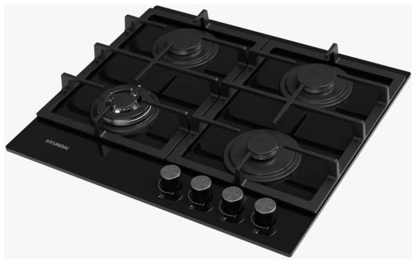 Панель газовая Hyundai HHG 6434 BG Панель газовая Hyundai HHG 6434 BG