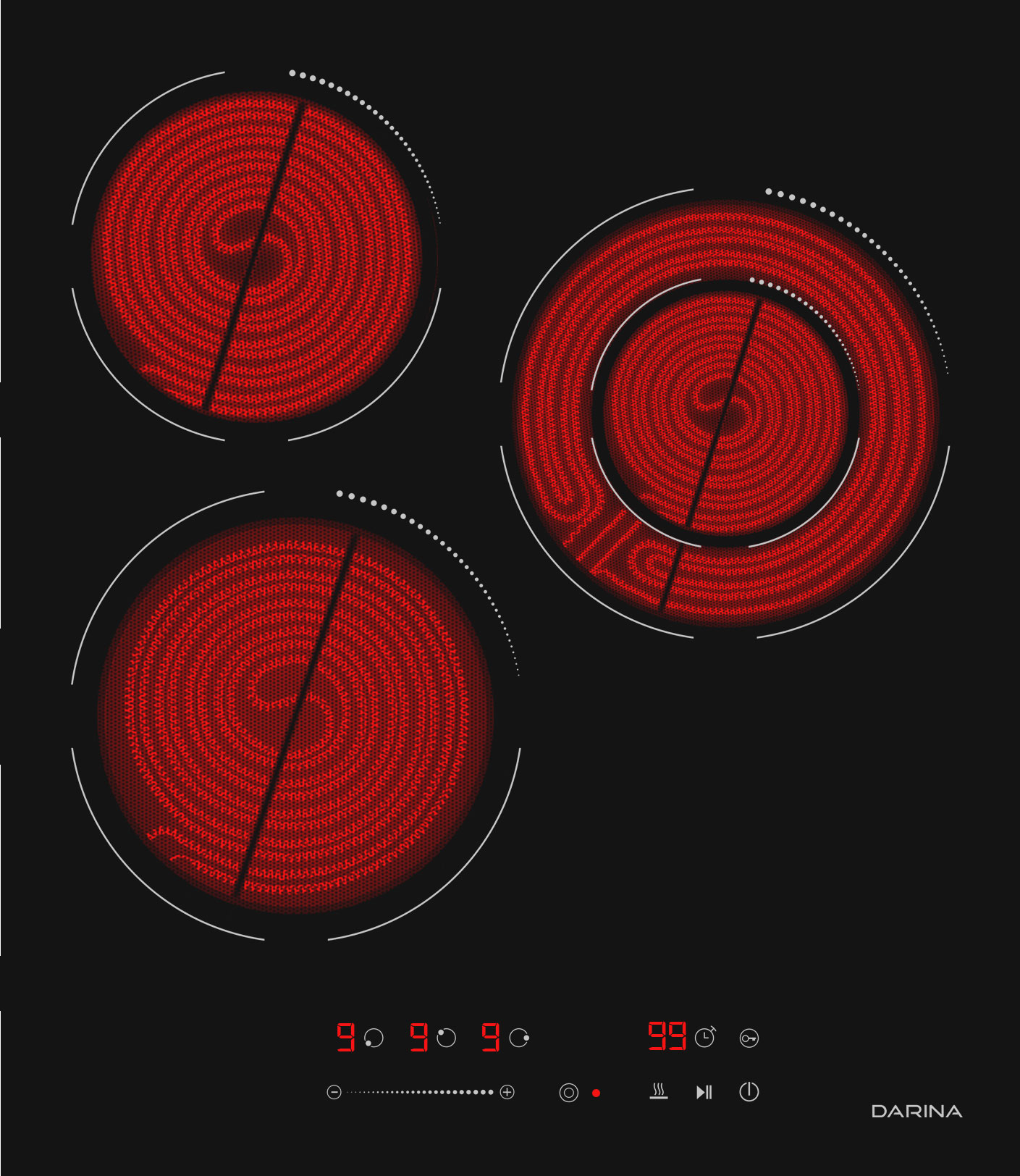 Панель электрическая Darina 6P E3324 B
