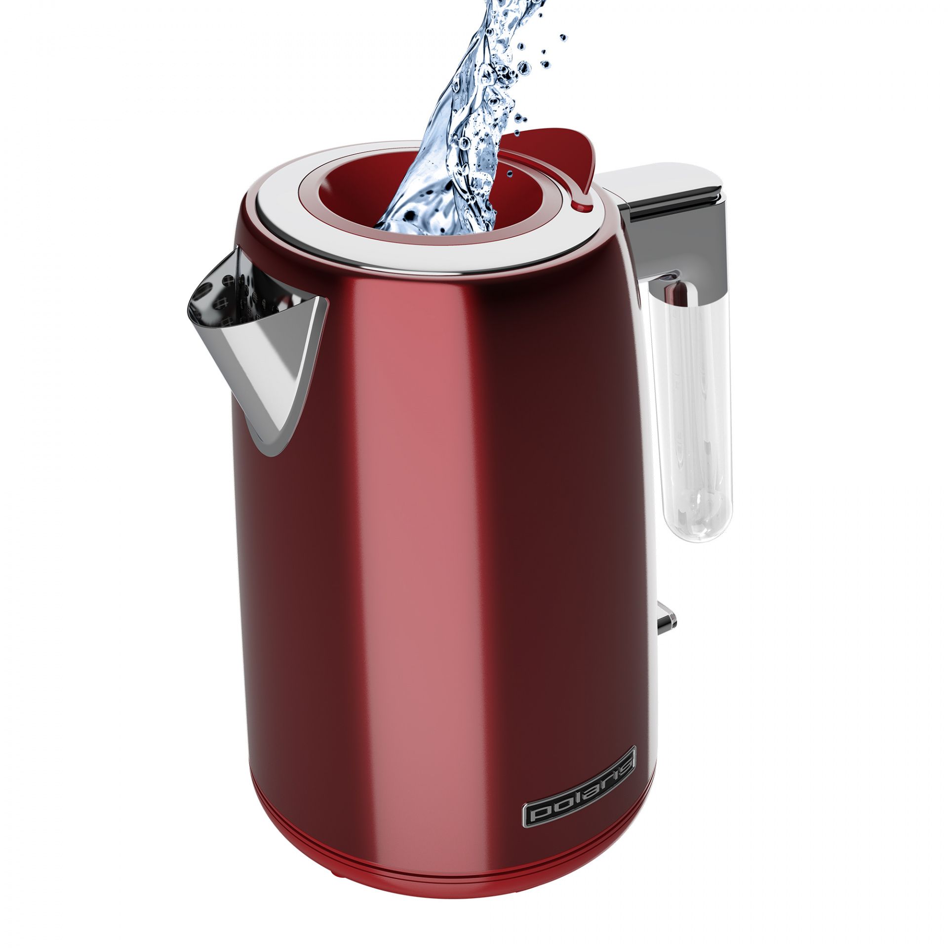 Чайник Polaris PWK 1746CA WATER WAY PRO красный