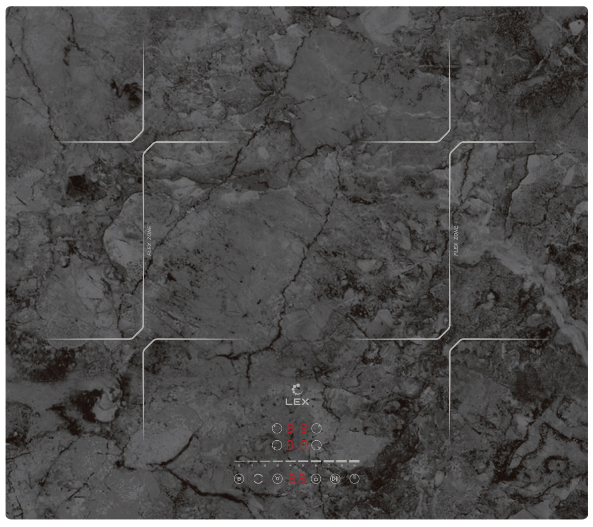 Панель индукционная LEX EVI 640 F DS