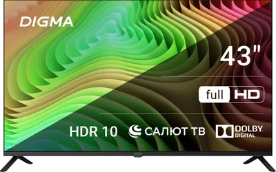 Телевизор Digma DM-LED43SBB36