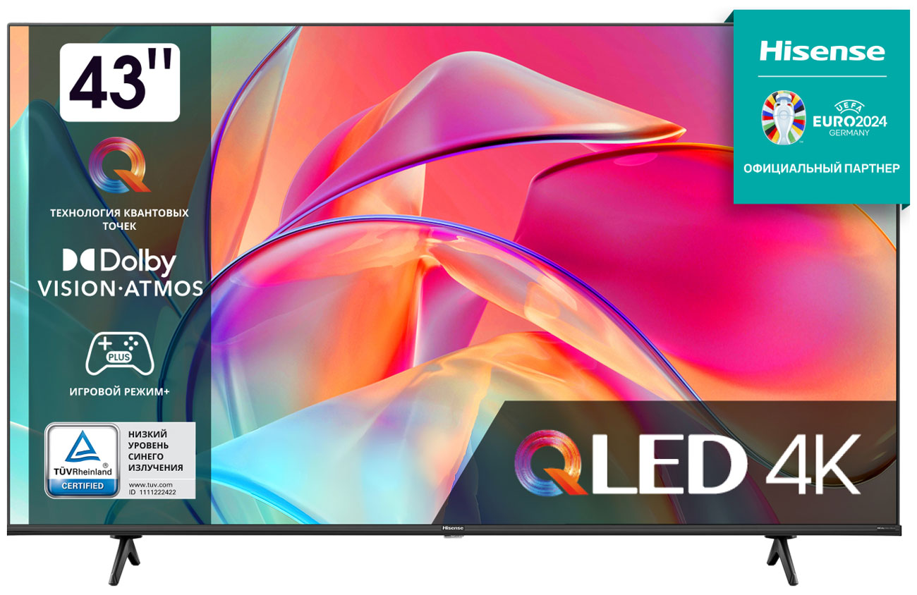 Телевизор HISENSE 43E7KQ
