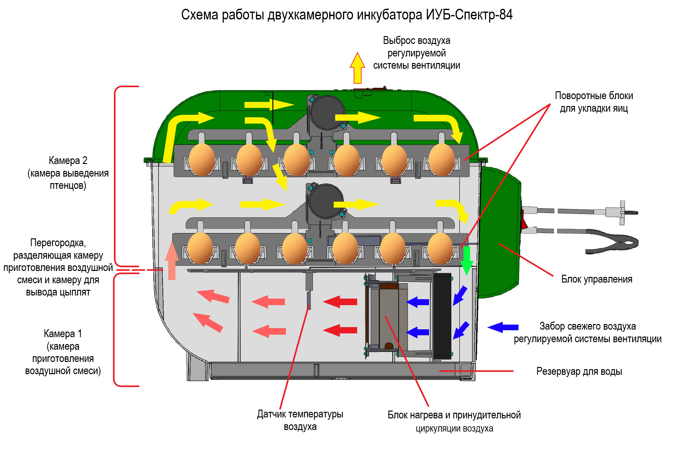 Инкубатор бытовой автоматический универсальный 