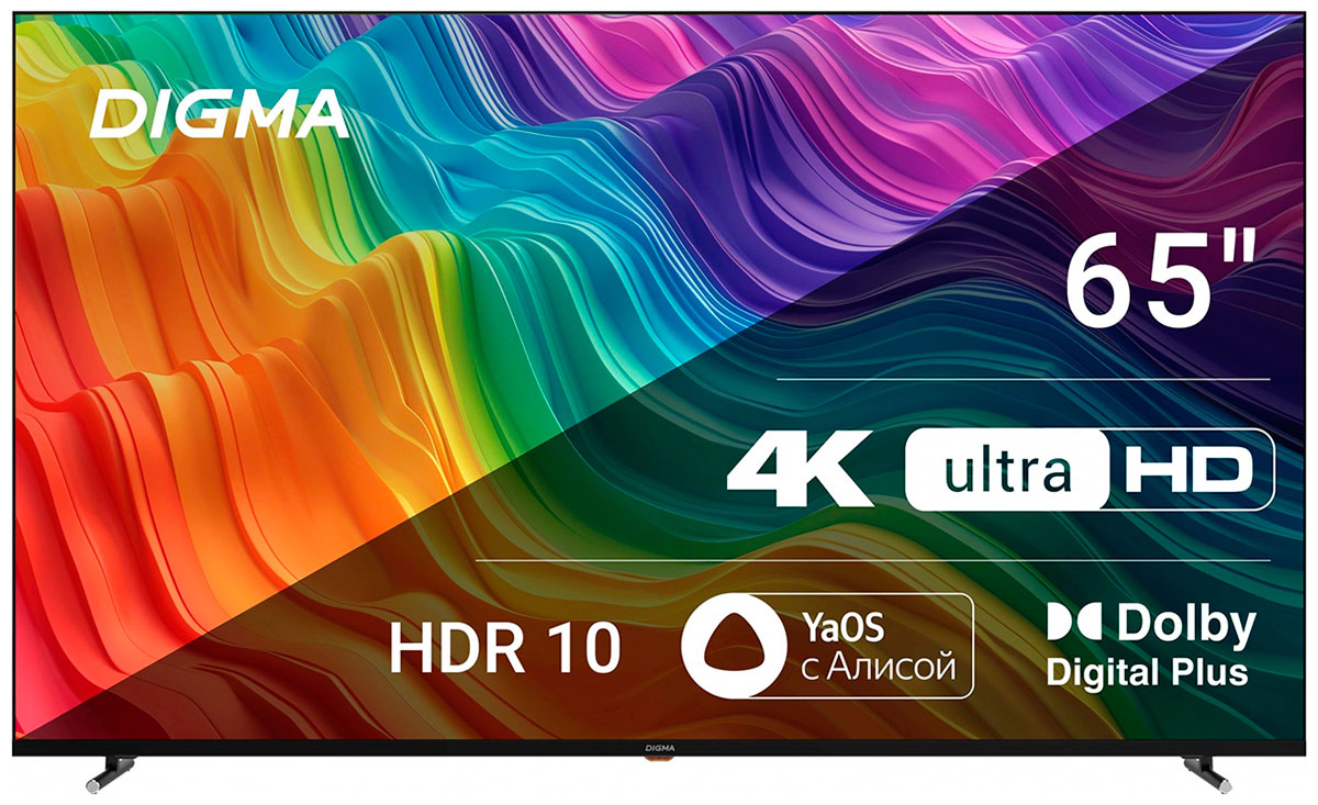 Телевизор Digma DM-LED65UBB33