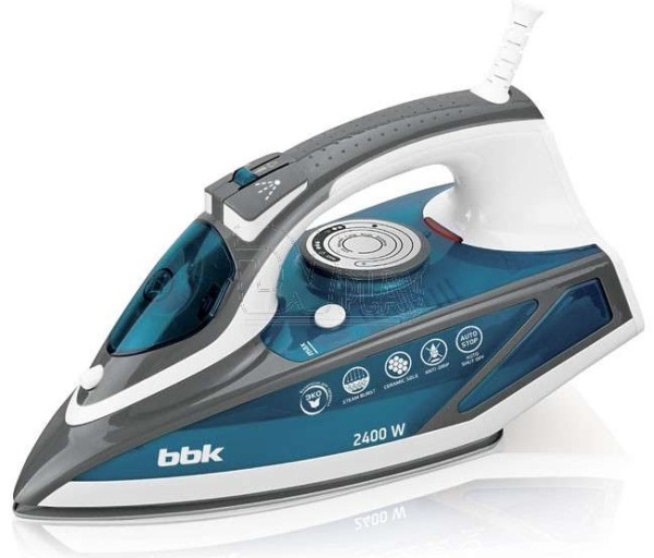 Утюг BBK ISE-2402 синий/серый/белый