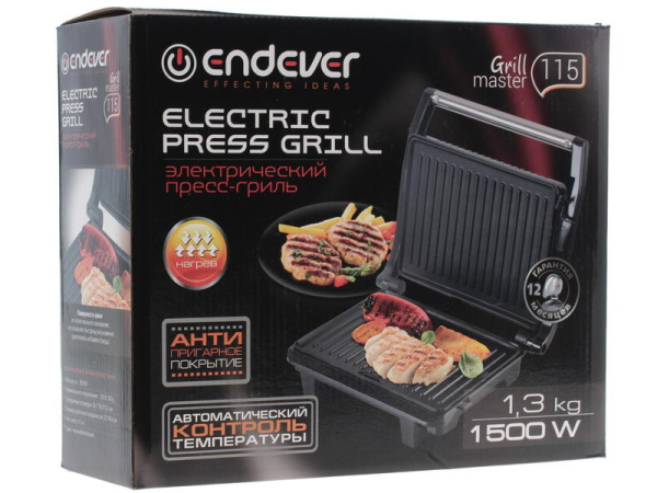 Электрогриль ENDEVER Grillmaster 115