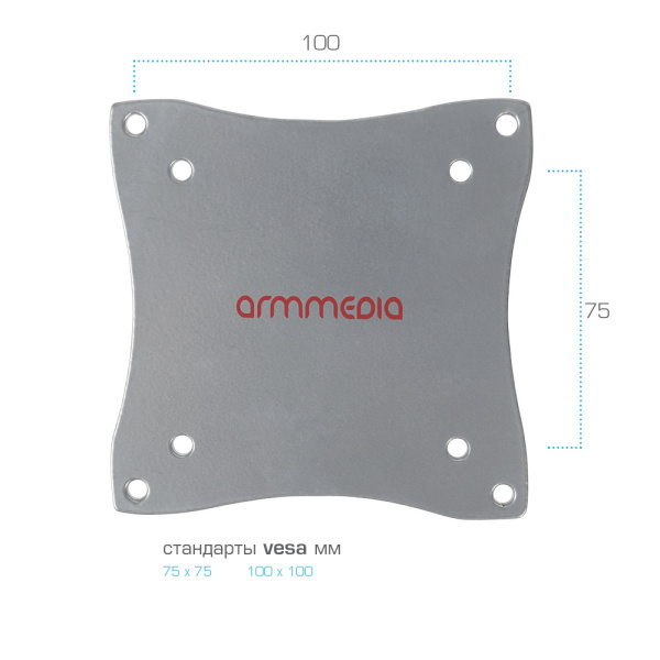Кронштейн для телевизор ARM MEDIA LCD 7101 SILVER