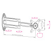 Кронштейн для телевизора KROMAX TECHNO-11 WHITE