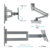 Кронштейн для телевизор ARM MEDIA LCD 7101 SILVER