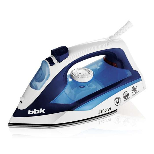 Утюг BBK ISE-2201 темно-синий/белый