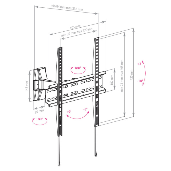 Кронштейн для телевизора ARM MEDIA LCD 413